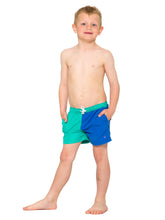 Load image into Gallery viewer, Blue & Green Swimwear
